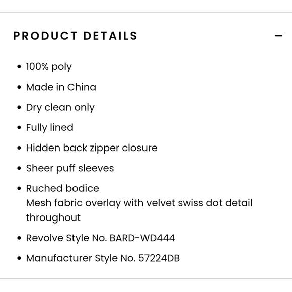 ⚡️SALE! Bardot Spot Velour Mini Dress in Black - Picture 11 of 11